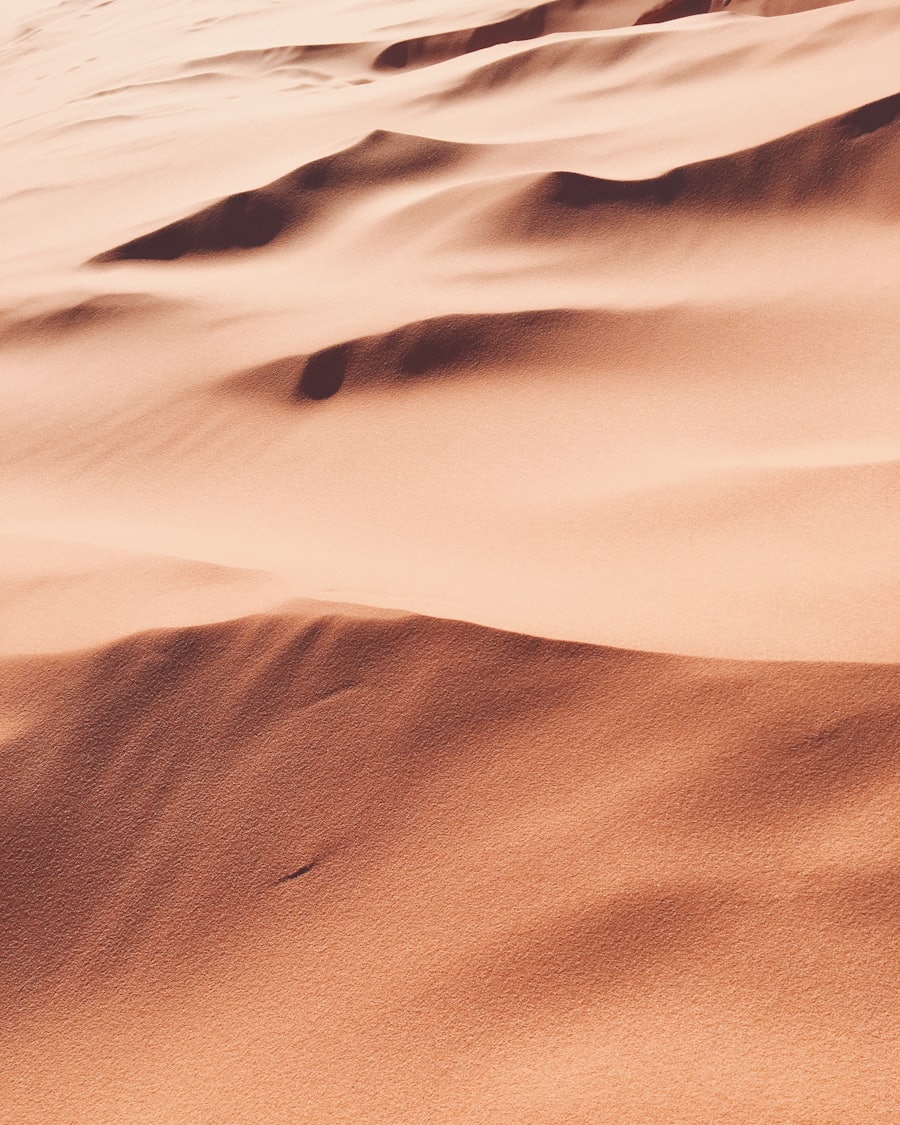 Sanddüne im weichen Licht